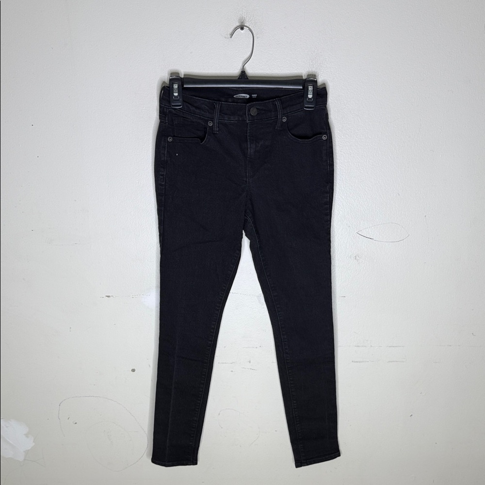 Old Navy Curvy Skinny Women's Black Denim Jeans Size 00